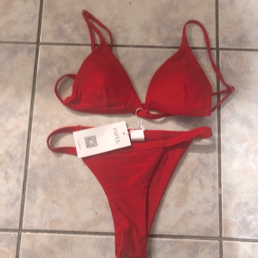 Zaful Red Swimsuit